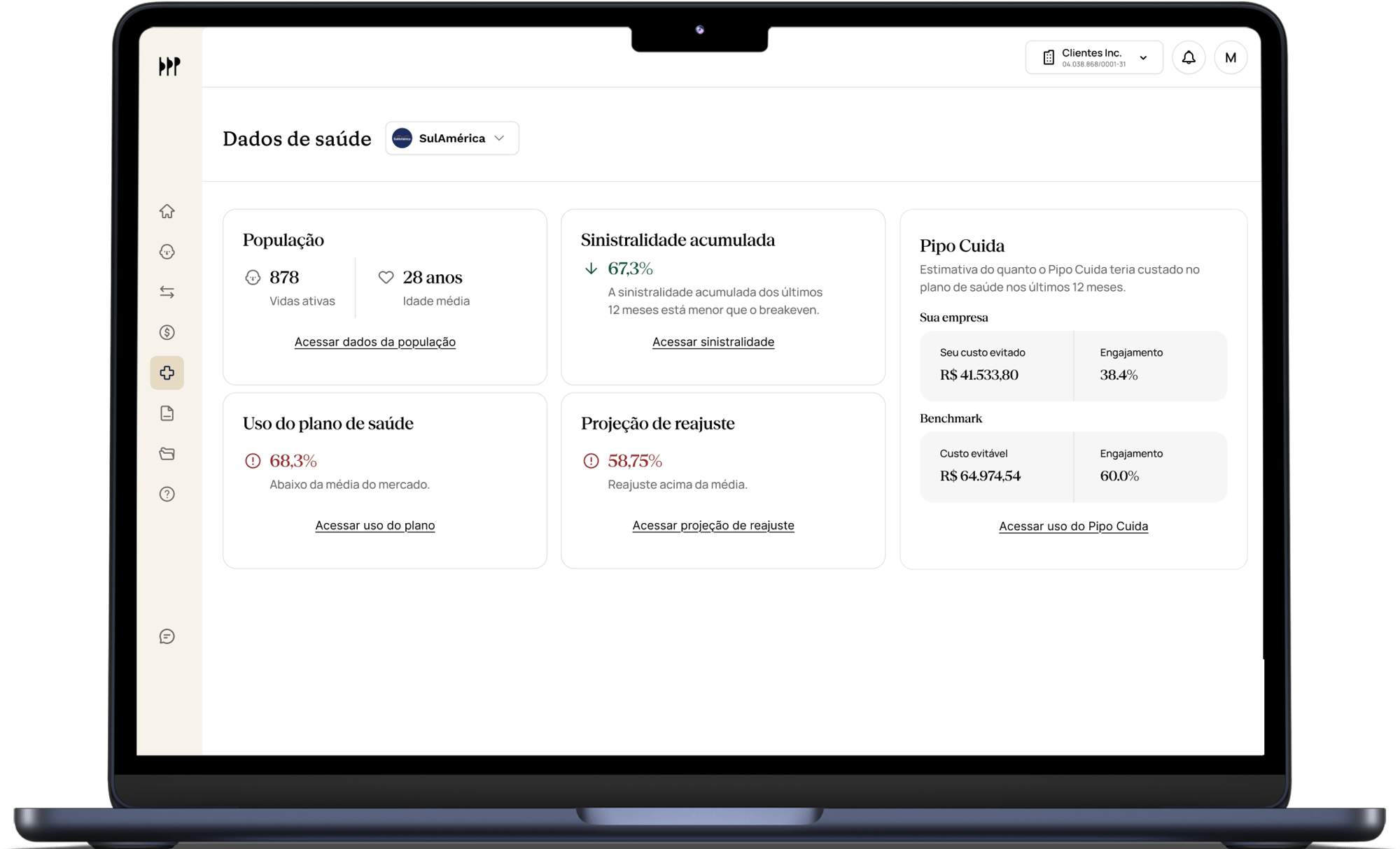 Mockup-Dados de Saúde Mockup-Dados de Saúde